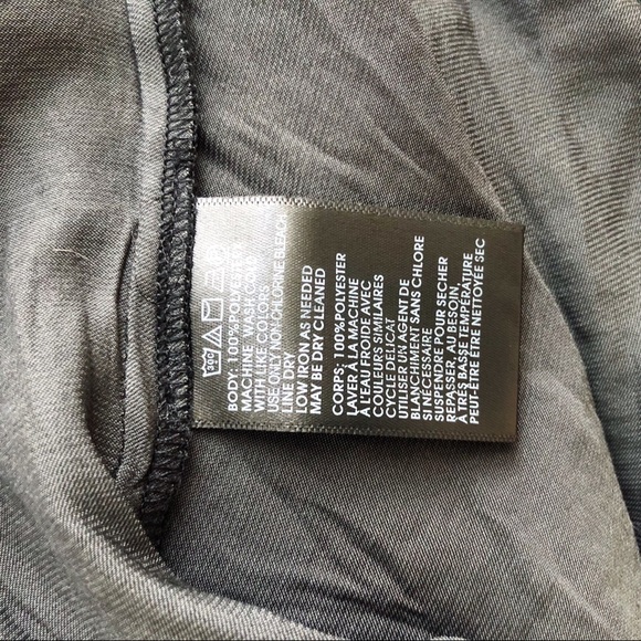 Silky Black 90s Midi Tank Dress - Picture 8 of 8